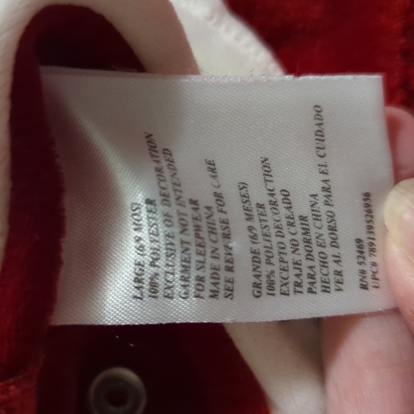 Holiday Red Velvet Baby Outfit from Simply Basics - Picture 5 of 7